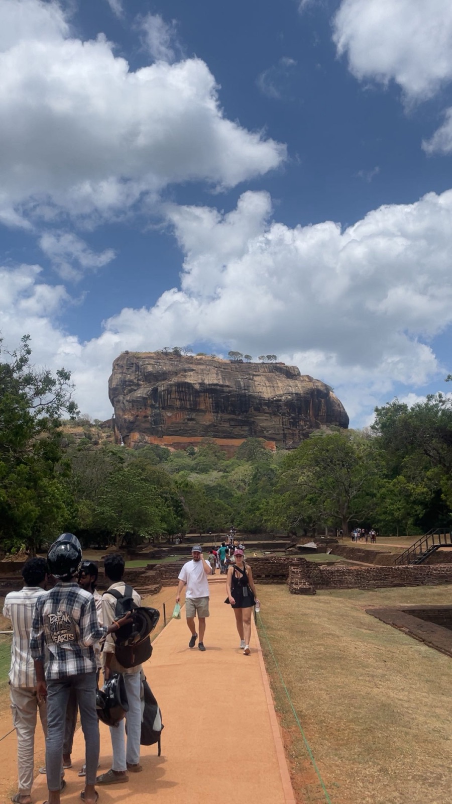 Sigiriya-klippen på Sri Lanka